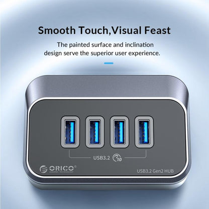 ORICO M32A2C-G2 4 in 1 Type-C to Dual Type-C and Dual USB3.2 Docking Hub(Black) - USB HUB by ORICO | Online Shopping UK | buy2fix