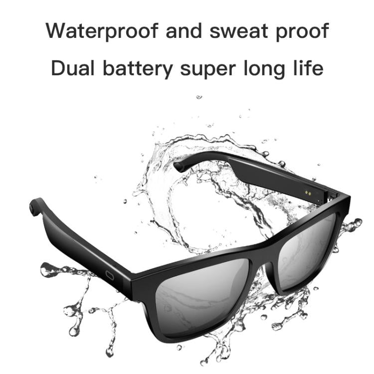 E10 Pro Smart Audio Bluetooth Glasses, Style: AI Translation(Black) - Smart Glasses by buy2fix | Online Shopping UK | buy2fix