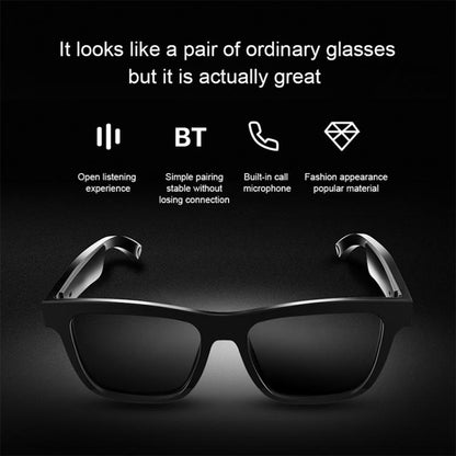 E10 Pro Smart Audio Bluetooth Glasses, Style: AI Translation(Black) - Smart Glasses by buy2fix | Online Shopping UK | buy2fix