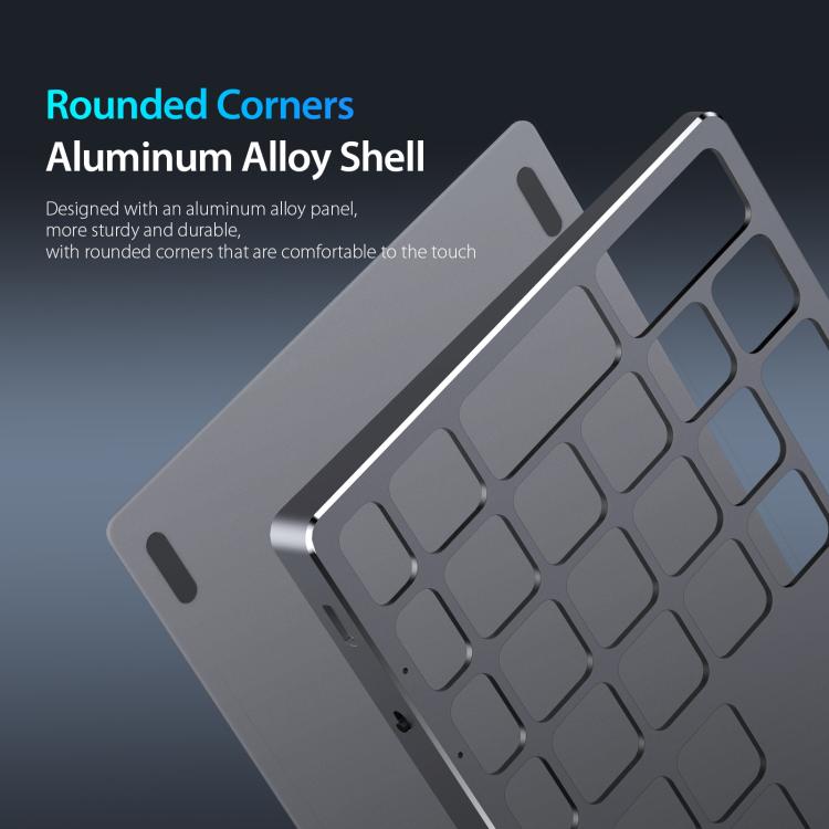 DUX DUCIS LK Series Portable Universal Wireless Keyboard(Black) - Wireless Keyboard by DUX DUCIS | Online Shopping UK | buy2fix