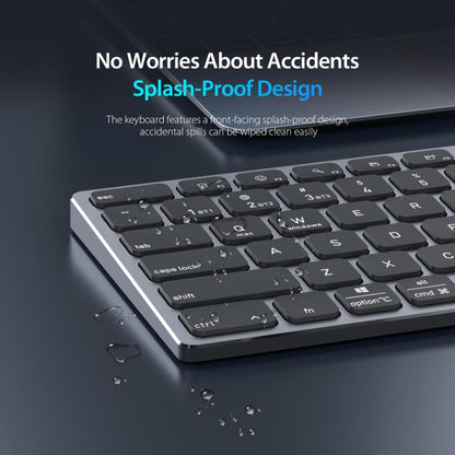 DUX DUCIS LK Series Portable Universal Wireless Keyboard(Black) - Wireless Keyboard by DUX DUCIS | Online Shopping UK | buy2fix