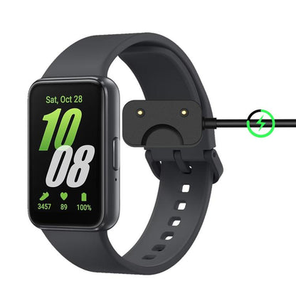 For Samsung Galaxy Fit3 SM-R390 xDfind USB-A Interface Smart Watch Charging Cable With Chip Protection, Length:1m(Black) - Charger by xDfind | Online Shopping UK | buy2fix