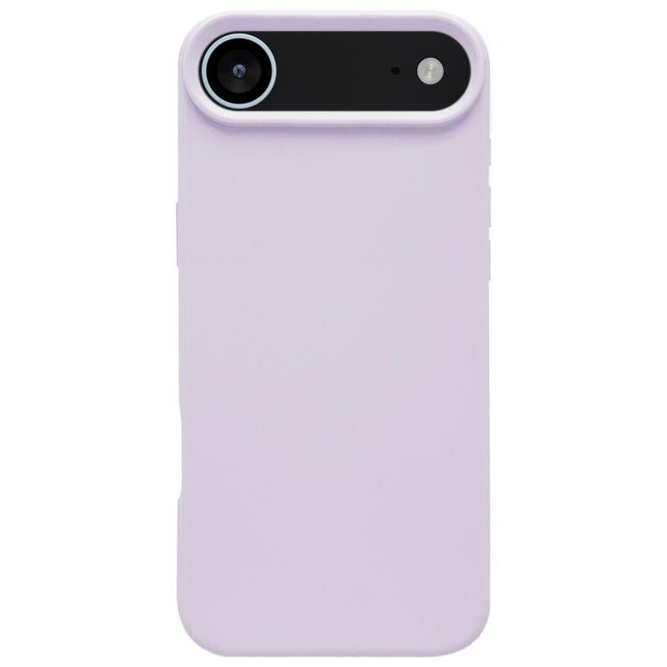 For iPhone Air Dopamine Simple Imitation Liquid Silicone Phone Case(Bean Purple) - iPhone Air Cases by buy2fix | Online Shopping UK | buy2fix
