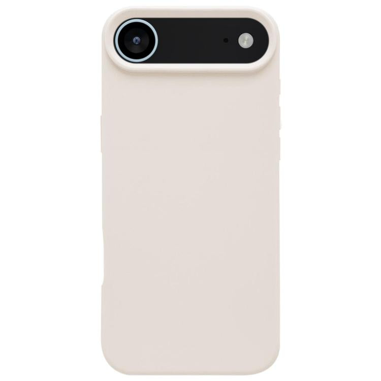 For iPhone Air Dopamine Simple Imitation Liquid Silicone Phone Case(Cheese White) - iPhone Air Cases by buy2fix | Online Shopping UK | buy2fix