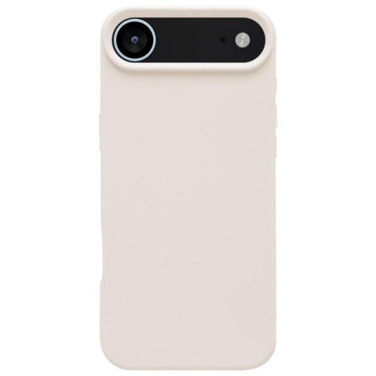 For iPhone Air Dopamine Simple Imitation Liquid Silicone Phone Case(Cheese White) - iPhone Air Cases by buy2fix | Online Shopping UK | buy2fix