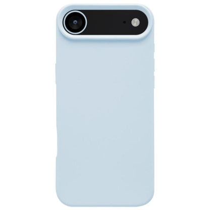 For iPhone Air Dopamine Simple Imitation Liquid Silicone Phone Case(Cream Blue) - iPhone Air Cases by buy2fix | Online Shopping UK | buy2fix