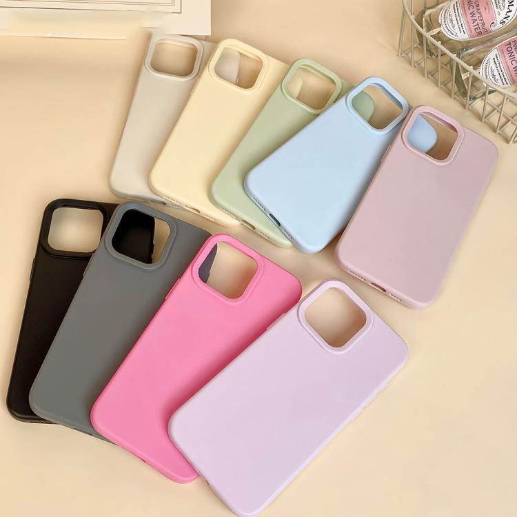For iPhone Air Dopamine Simple Imitation Liquid Silicone Phone Case(Cheese White) - iPhone Air Cases by buy2fix | Online Shopping UK | buy2fix