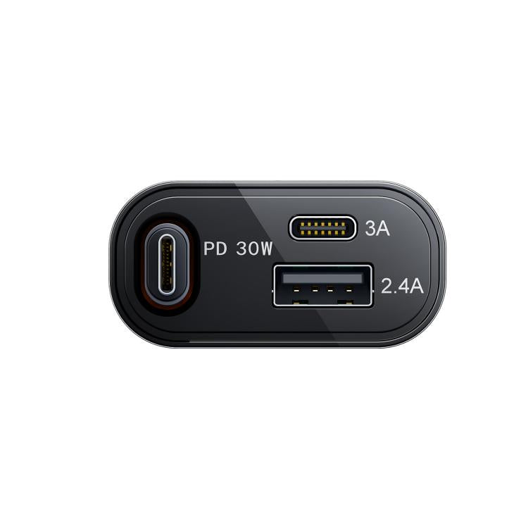 JOYROOM JR-CCL07 3 in 1 Retractable Car Charger(Dark Gray) - Car Charger by JOYROOM | Online Shopping UK | buy2fix