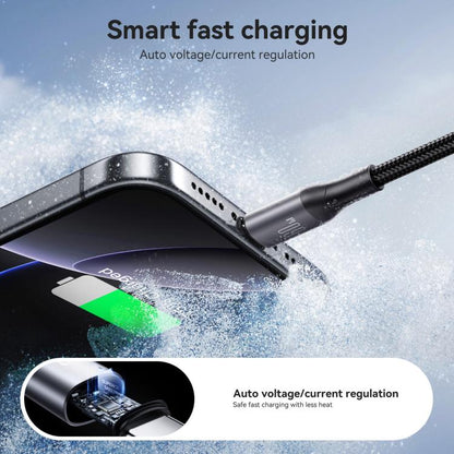 JOYROOM S-A28 Flash Series 480Mbps Fast Charging Data Cable, Type-C to Type-C Cable, Length: 1m(Black) - USB-C & Type-C Cable by JOYROOM | Online Shopping UK | buy2fix