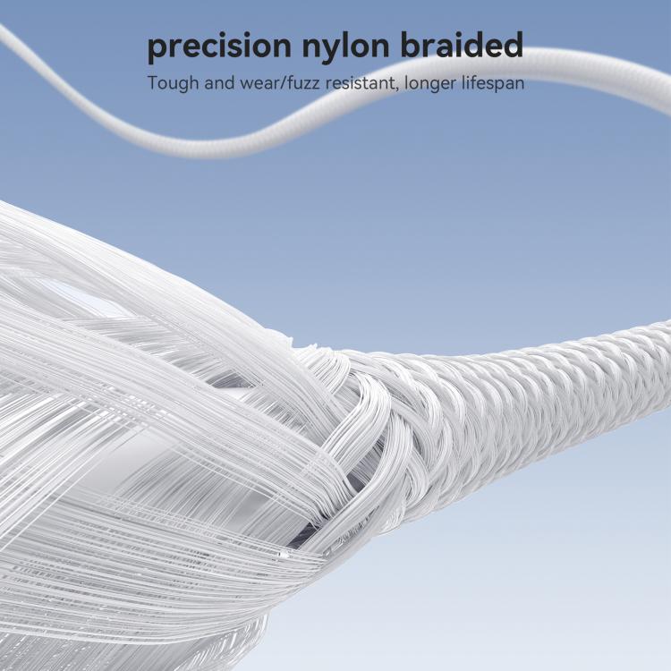 JOYROOM S-A28 Flash Series 480Mbps Fast Charging Data Cable, Type-C to Type-C Cable, Length: 1m(White) - USB-C & Type-C Cable by JOYROOM | Online Shopping UK | buy2fix