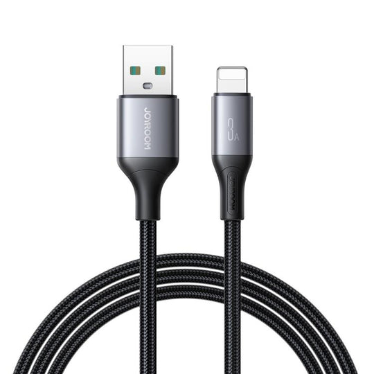 JOYROOM S-A28 Flash Series 480Mbps Fast Charging Data Cable, USB to 8 Pin Cable, Length: 1m(Black)