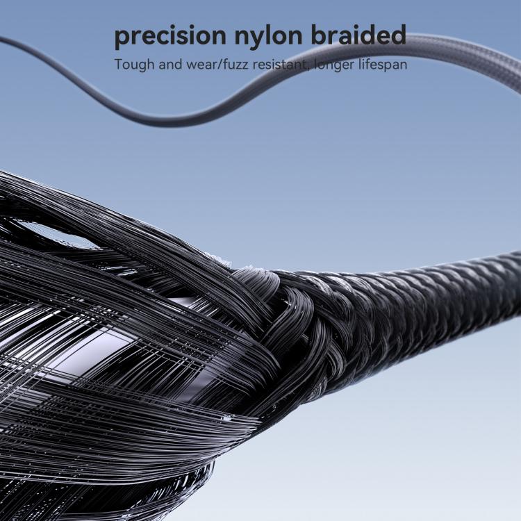 JOYROOM S-A28 Flash Series 60W 480Mbps Fast Charging Data Cable, Type-C to Type-C Cable, Length: 2m(Black) - USB-C & Type-C Cable by JOYROOM | Online Shopping UK | buy2fix