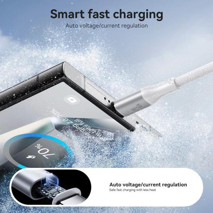 JOYROOM S-A28 Flash Series 60W 480Mbps Fast Charging Data Cable, USB to Type-C Cable, Length: 2m(White) - USB-C & Type-C Cable by JOYROOM | Online Shopping UK | buy2fix
