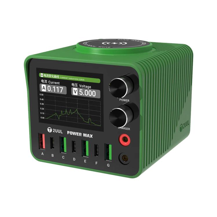 2UUL PC01 POWER MAX 200W Multi-Port Charger Adjustable Voltage Power Supply, Plug:US Plug - Power Supply by 2UUL | Online Shopping UK | buy2fix