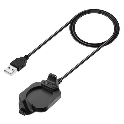 For Garmin Forerunner 920XT xDfind USB-A Port Smart Watch Charging Cable with Cradle Charger(Black) - Charger by xDfind | Online Shopping UK | buy2fix