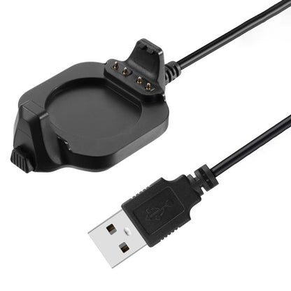 For Garmin Forerunner 920XT xDfind USB-A Port Smart Watch Charging Cable with Cradle Charger(Black) - Charger by xDfind | Online Shopping UK | buy2fix