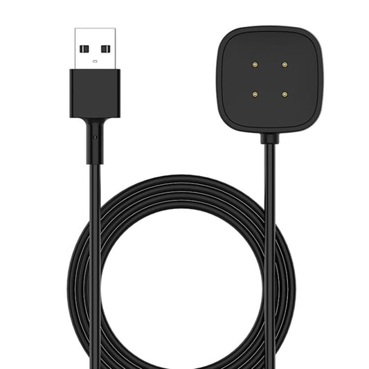 For Fitbit Versa 4 / 3 Sense 2 / Sense xDfind USB-A Port Watch Magnetic Charging Cable, Length: 1m(Black) - Charger by xDfind | Online Shopping UK | buy2fix