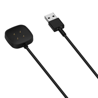 For Fitbit Versa 4 / 3 Sense 2 / Sense xDfind USB-A Port Watch Magnetic Charging Cable, Length: 1m(Black) - Charger by xDfind | Online Shopping UK | buy2fix