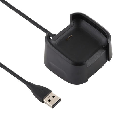 For Fitbit Versa 2 xDfind USB-A Port Watch Charging Dock Base Stand Holder, Length: 1m(Black) - Charger by xDfind | Online Shopping UK | buy2fix