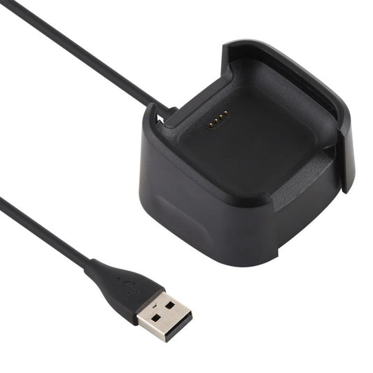 For Fitbit Versa 2 xDfind USB-A Port Watch Charging Dock Base Stand Holder, Length: 1m(Black) - Charger by xDfind | Online Shopping UK | buy2fix