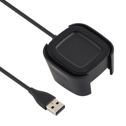 For Fitbit Versa 2 xDfind USB-A Port Watch Charging Dock Base Stand Holder, Length: 1m(Black) - Charger by xDfind | Online Shopping UK | buy2fix