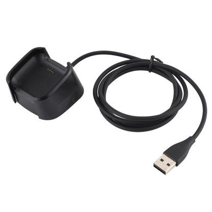 For Fitbit Versa 2 xDfind USB-A Port Watch Charging Dock Base Stand Holder, Length: 1m(Black) - Charger by xDfind | Online Shopping UK | buy2fix