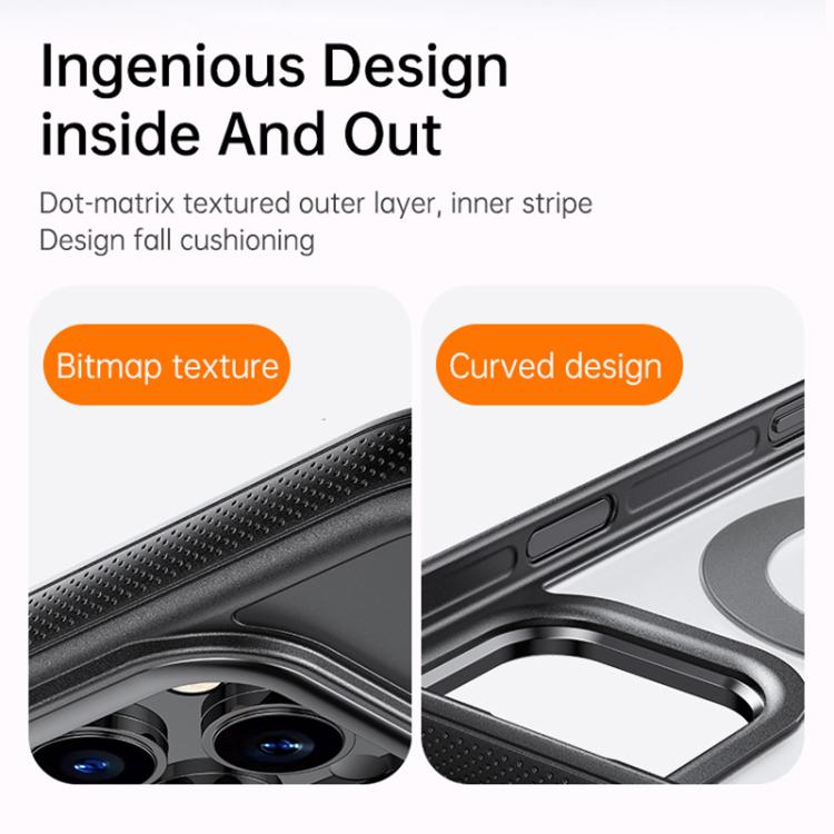 For iPhone 16 Pro Gear 360 Rotation MagSafe Holder Phone Case(White) - iPhone 16 Pro Cases by buy2fix | Online Shopping UK | buy2fix