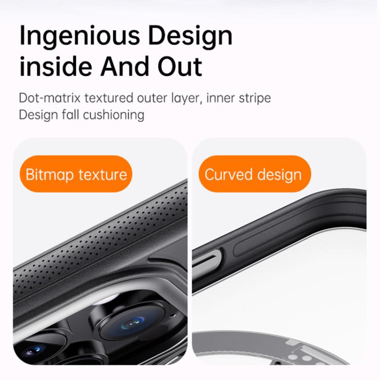 For iPhone 15 Pro Max Gear 360 Rotation MagSafe Holder Phone Case(White) - iPhone 15 Pro Max Cases by buy2fix | Online Shopping UK | buy2fix