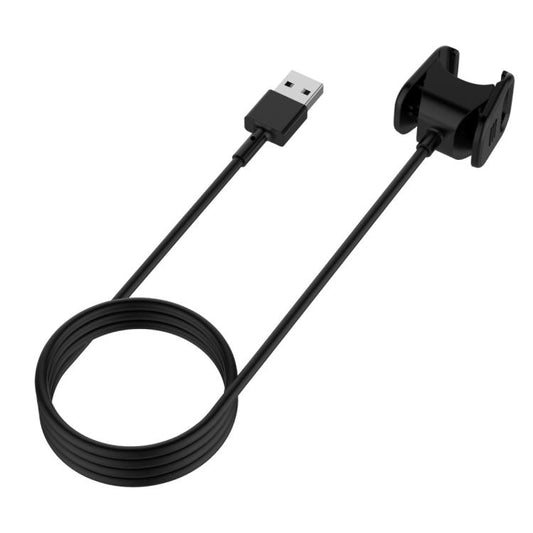 For Fitbit Charge 3 / 4 xDfind USB-A Port Watch Charging Clip Watch Charger, Length: 1m(Black) - Charger by xDfind | Online Shopping UK | buy2fix