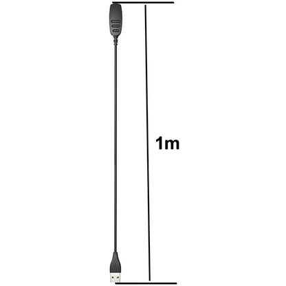 For Suunto 5 / Suunto 3 Fitness xDfind USB Port Watch Charging Clip Watch Charger, Length: 1m(Black) -  by xDfind | Online Shopping UK | buy2fix