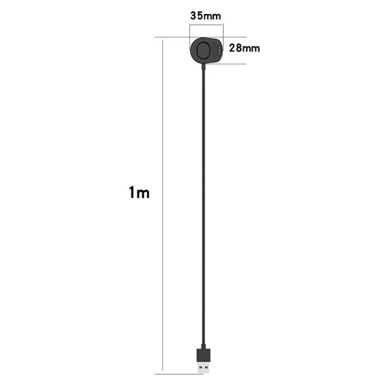 For Suunto 7 xDfind USB Port Magnetic Watch Charging Cable with Data Function & Chip Protection, Length: 1m(Black) -  by xDfind | Online Shopping UK | buy2fix