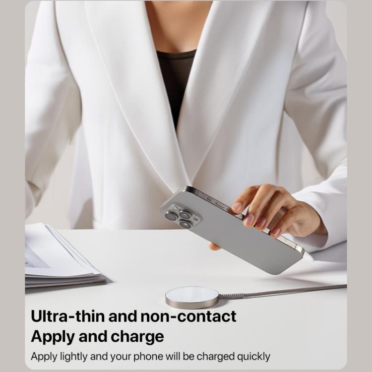MOMAX UD32L Q2.Mag Portable Qi2 Magnetic Wireless Charger 15W(Titanium Gold) - Wireless Charger by MOMAX | Online Shopping UK | buy2fix