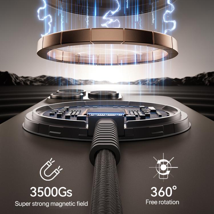 MOMAX UD32L Q2.Mag Portable Qi2 Magnetic Wireless Charger 15W(Titanium Gold) - Wireless Charger by MOMAX | Online Shopping UK | buy2fix