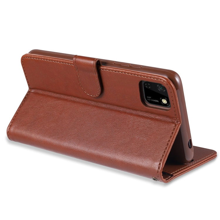 For Huawei Y5p AZNS Sheepskin Texture Horizontal Flip Leather Case with Holder & Card Slots & Wallet(Red) - Huawei Cases by AZNS | Online Shopping UK | buy2fix