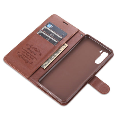 For Huawei Maimang 9 AZNS Sheepskin Texture Horizontal Flip Leather Case with Holder & Card Slots & Wallet(Brown) - Huawei Cases by AZNS | Online Shopping UK | buy2fix