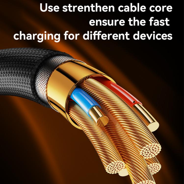 Yesido CA188 60W 3A USB-C / Type-C to Type-C Charging Data Cable, Length:0.3m(Black) - USB-C & Type-C Cable by Yesido | Online Shopping UK | buy2fix