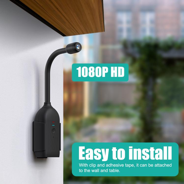 QJ700 1080P HD WiFi Panoramic 360-degree Snake Tube Camera, Support Motion Detection(Black) - Mini Camera by buy2fix | Online Shopping UK | buy2fix