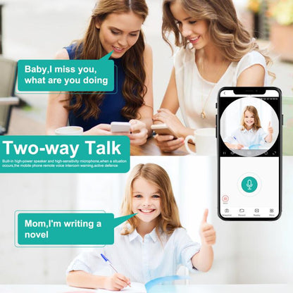 QJ700 1080P HD WiFi Panoramic 360-degree Snake Tube Camera, Support Motion Detection(Black) - Mini Camera by buy2fix | Online Shopping UK | buy2fix