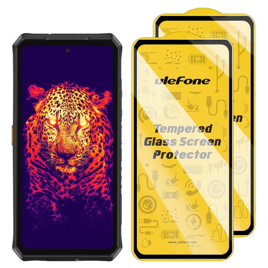 For Ulefone Armor 28 Ultra Thermal / 28 Pro 2pcs / Pack Ulefone 9H HD Anti Fingerprint Tempered Glass Screen Protector