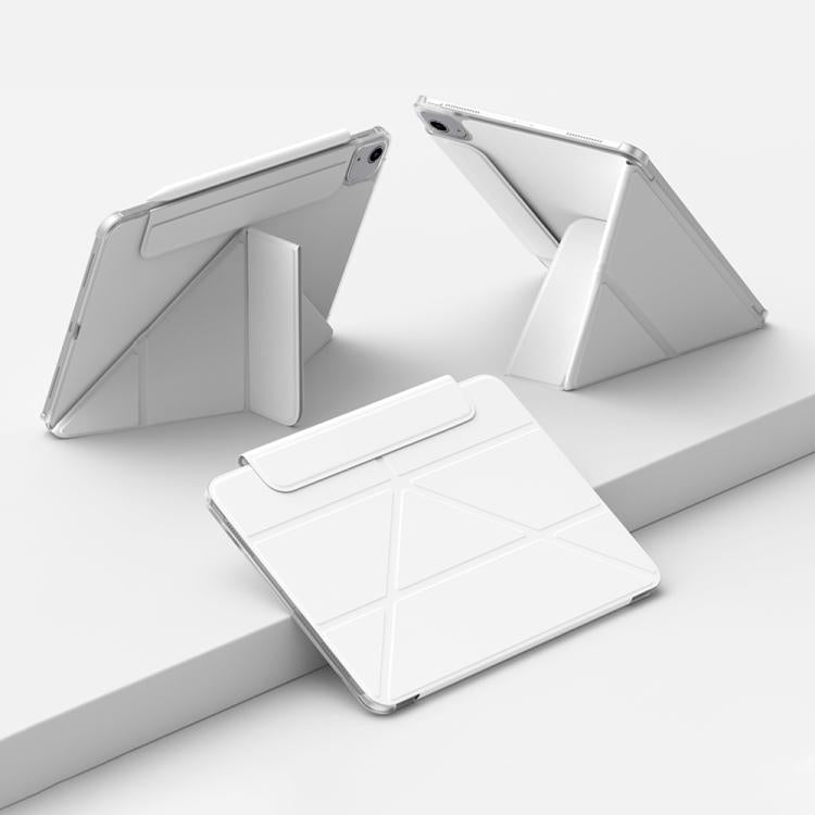 For iPad 2025 / 2022 Four-corner Anti-collision Magnetic Double-sided Clip Tablet Case(White) - iPad 2025 / 2022 Cases by buy2fix | Online Shopping UK | buy2fix