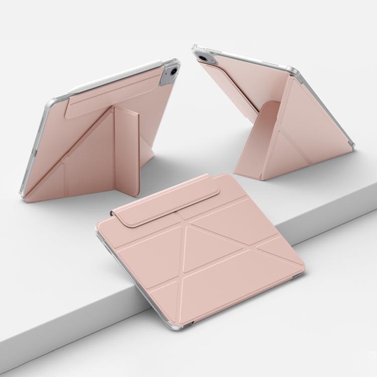 For iPad Air 11 2025 / 2024 Four-corner Anti-collision Magnetic Double-sided Clip Tablet Case(Pink) - iPad Air 11 2025 / 2024 Cases by buy2fix | Online Shopping UK | buy2fix