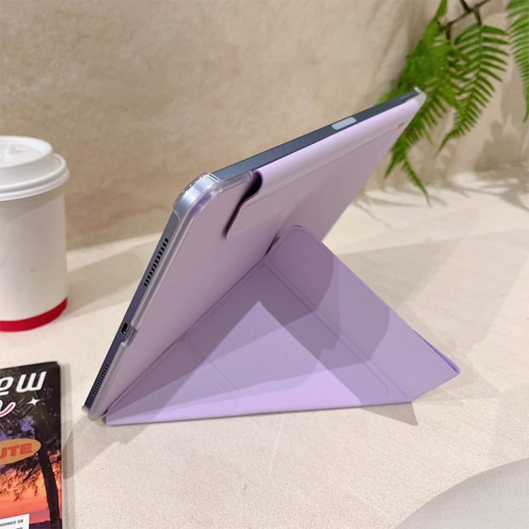 For iPad 2025 / 2022 Four-corner Anti-collision Magnetic Double-sided Clip Tablet Case(Purple) - iPad 2025 / 2022 Cases by buy2fix | Online Shopping UK | buy2fix