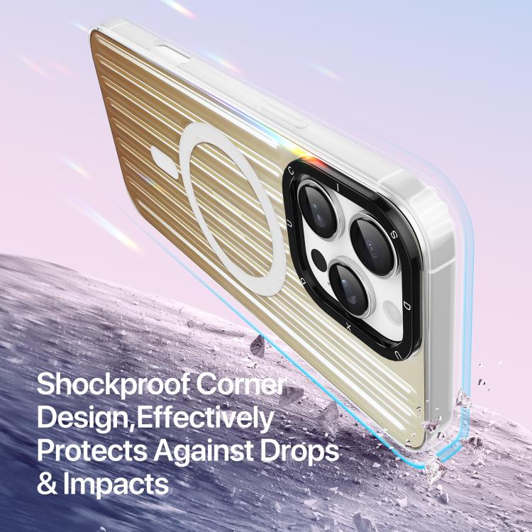 For iPhone 16 Pro Max DUX DUCIS ZEST Series Colorful Gradient MagSafe Magnetic Phone Case(Gradient Desert Gold) - iPhone 16 Pro Max Cases by DUX DUCIS | Online Shopping UK | buy2fix