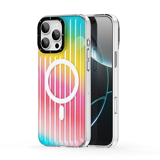 For iPhone 16 Pro DUX DUCIS ZEST Series Colorful Gradient MagSafe Magnetic Phone Case(Gradient Rainbow) - iPhone 16 Pro Cases by DUX DUCIS | Online Shopping UK | buy2fix