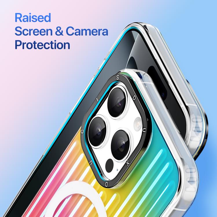 For iPhone 16 Pro DUX DUCIS ZEST Series Colorful Gradient MagSafe Magnetic Phone Case(Gradient Rainbow) - iPhone 16 Pro Cases by DUX DUCIS | Online Shopping UK | buy2fix