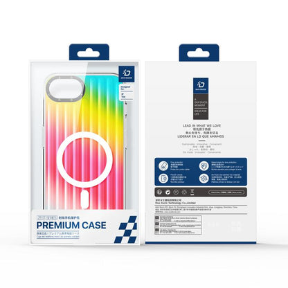 For iPhone 16e DUX DUCIS ZEST Series Colorful Gradient MagSafe Magnetic Phone Case(Gradient Rainbow) - iPhone 16e Cases by DUX DUCIS | Online Shopping UK | buy2fix