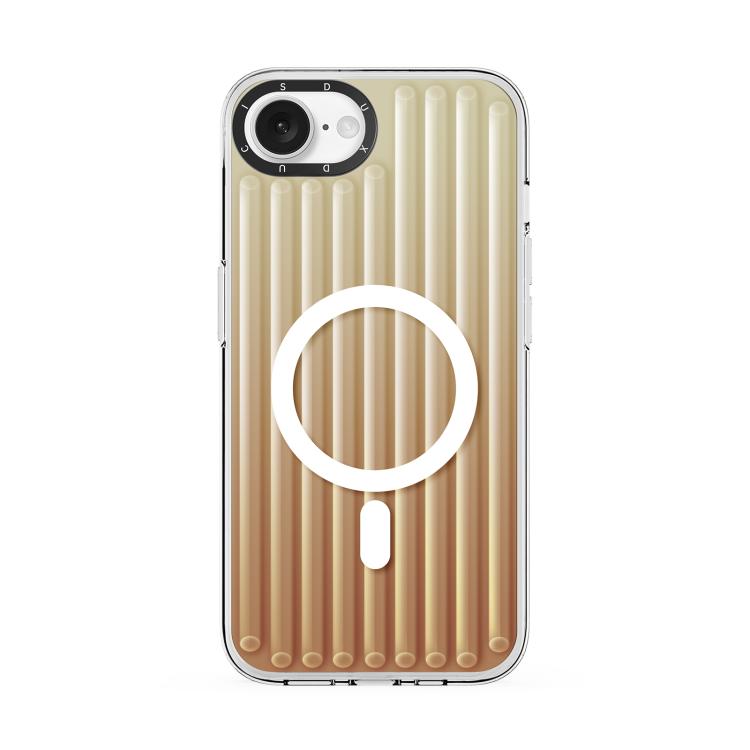 For iPhone 16e DUX DUCIS ZEST Series Colorful Gradient MagSafe Magnetic Phone Case(Gradient Desert Gold) - iPhone 16e Cases by DUX DUCIS | Online Shopping UK | buy2fix