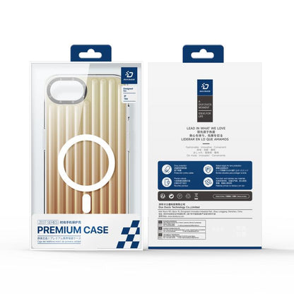 For iPhone 16e DUX DUCIS ZEST Series Colorful Gradient MagSafe Magnetic Phone Case(Gradient Desert Gold) - iPhone 16e Cases by DUX DUCIS | Online Shopping UK | buy2fix