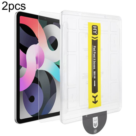 For iPad Air 10.9 / iPad Pro 11 2pcs Dust-Free Easy Install HD Tempered Glass Film