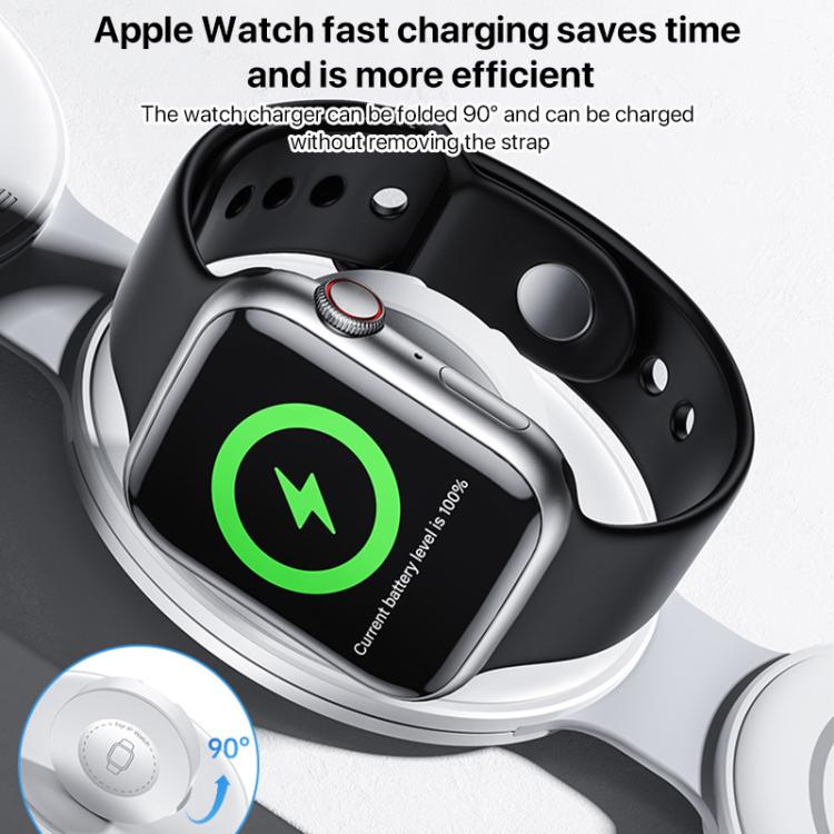 Yesido DS29 5 in 1 Foldable Wireless Charger for Phone / Watch / Earphone(White) - Wireless Charger by Yesido | Online Shopping UK | buy2fix